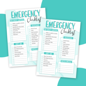 emergency checklist