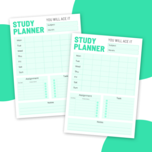 study planner