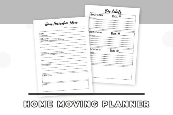 Home Moving Planner 1 Home moving planner