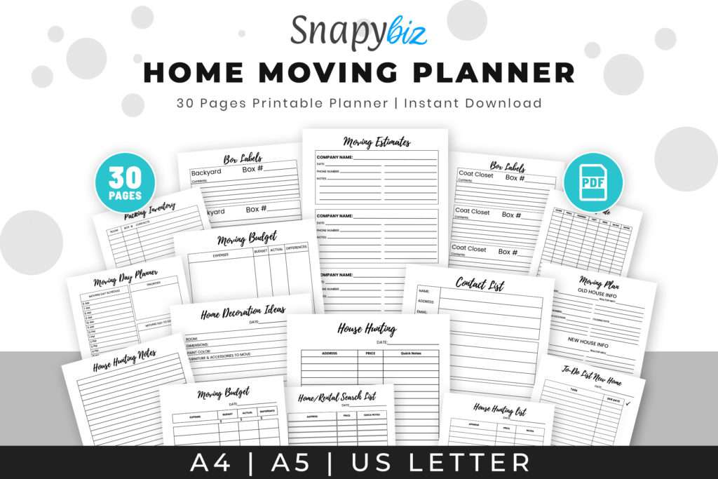 home moving planner