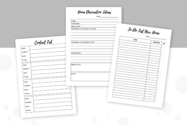 Home Moving Planner 3 Home moving planner