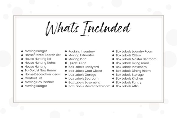 Home Moving Planner 5 Home moving planner
