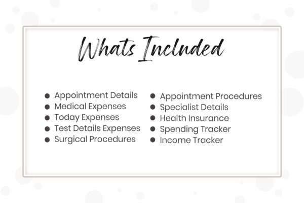 Medical expense tracker 5