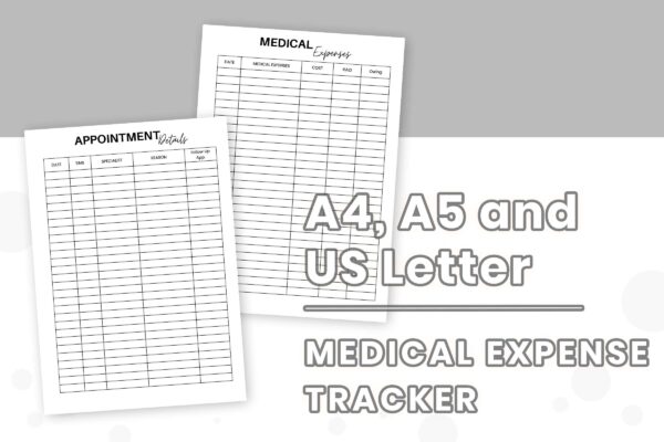 Medical expense tracker 6
