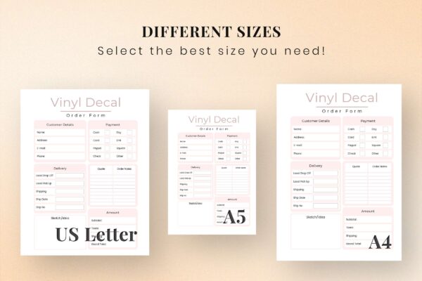 Vinyl Decal Order Printable Feature Images 3 Vinyl order form printable