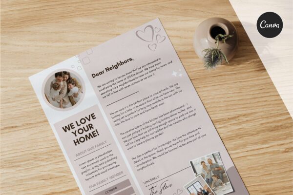 Editable home offer template