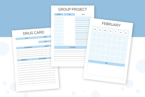 Nursing school planner