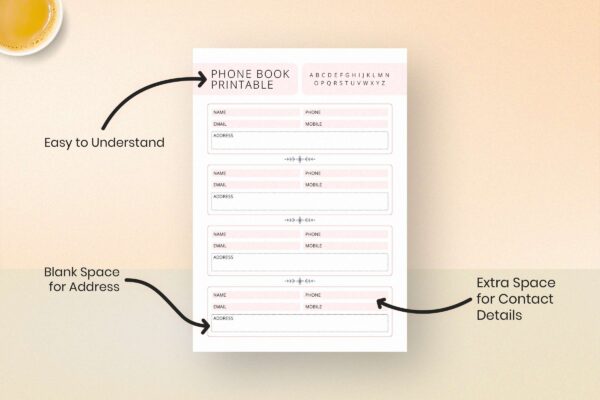 Phone Book Printable Feature Images 1 Phone book printable - image 3