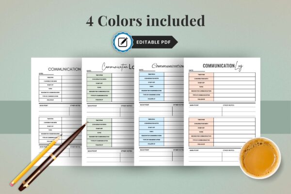 Communication Log Color 2 Communication log | call tracker