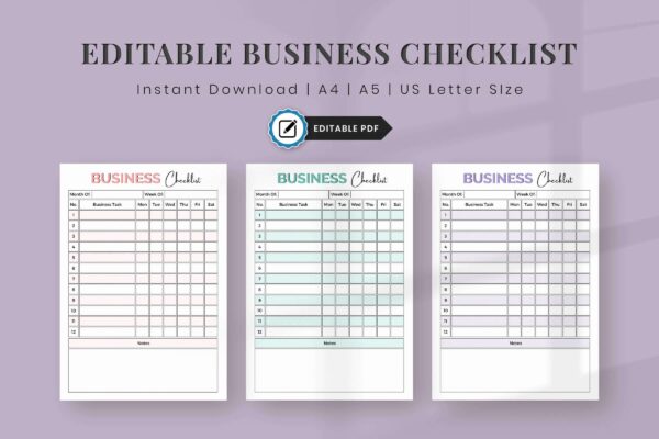 Business checklist