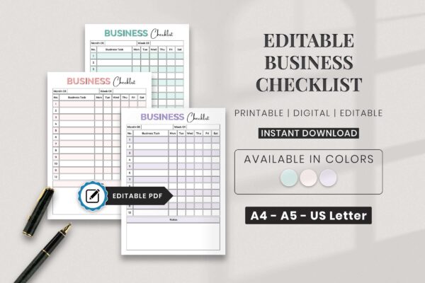 Business checklist