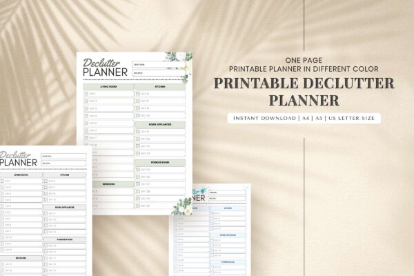 Printable Declutter Planner Feature Images 2 Declutter checklist