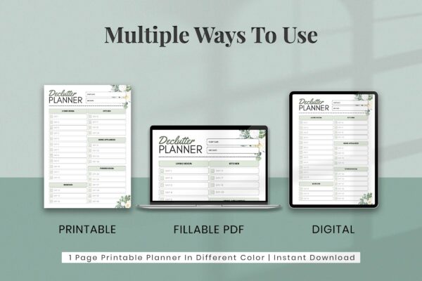 Printable Declutter Planner Feature Images 4 Declutter checklist