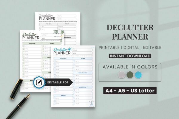 Printable Declutter Planner Feature Images 6 Declutter checklist