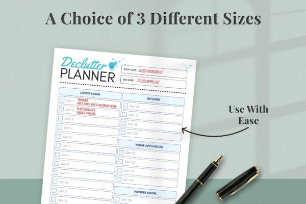 Printable Declutter Planner Feature Images 9 Declutter checklist
