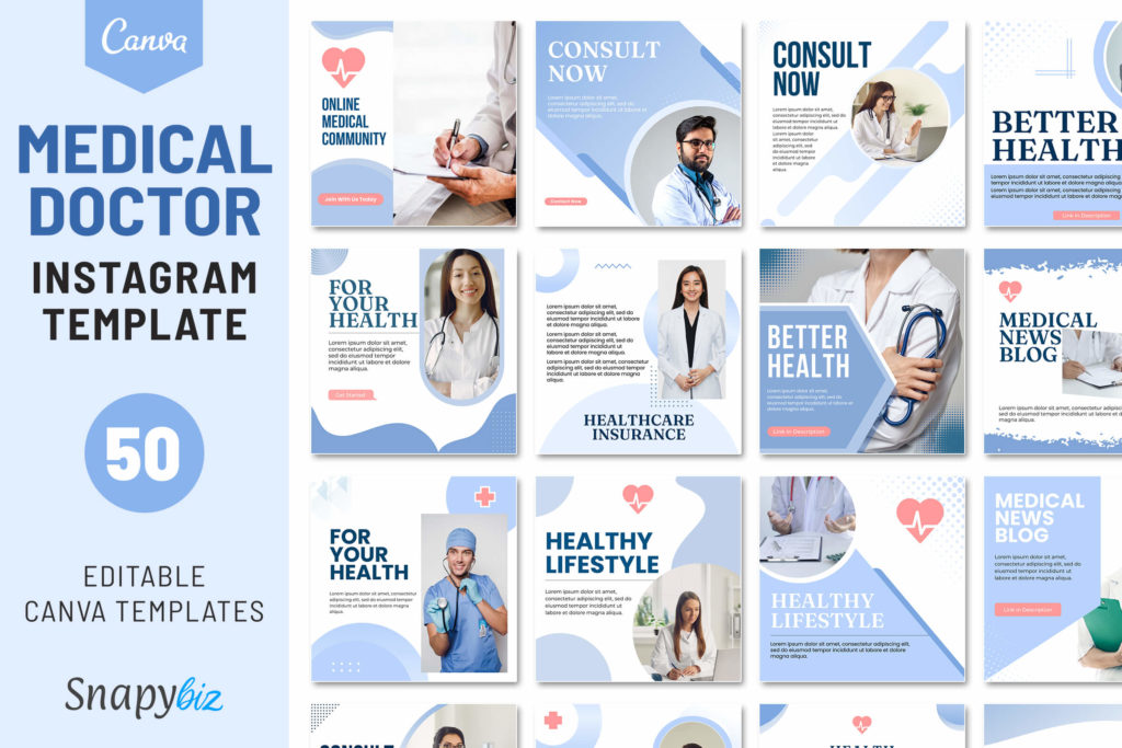medical instagram templates