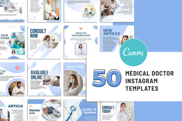 Medical instagram templates