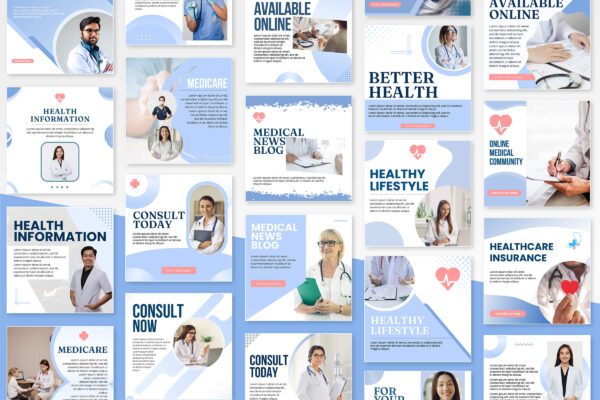 Medical instagram templates