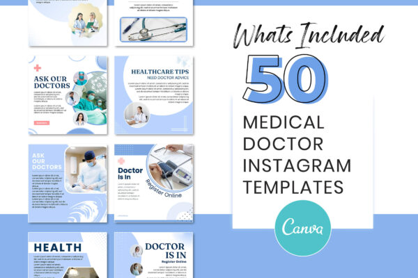 Medical instagram templates