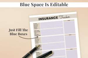 Free Insurance Tracker PDF