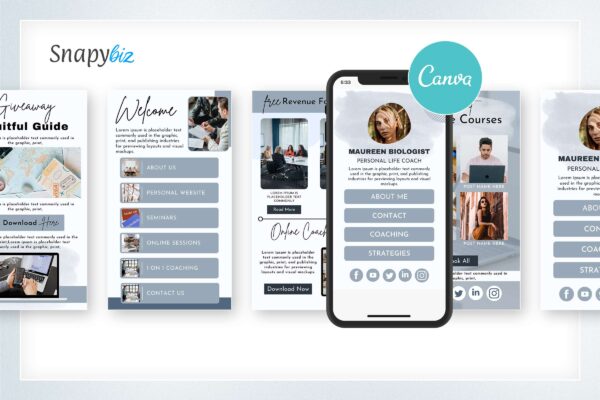 Instagram Link In Bio For Coach Page Template 10 Landing page for instagram