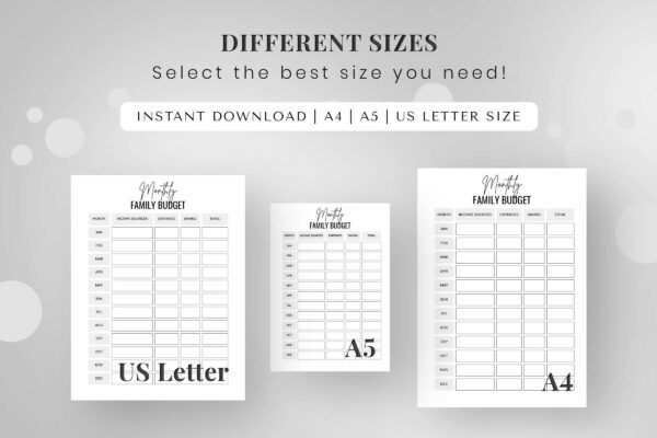 Home Management Planner Black And White 8 Home management binder | household binder