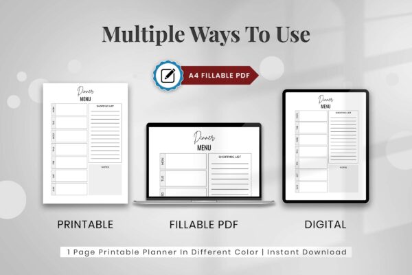 Home Management Planner Black And White 9 Home management binder | household binder