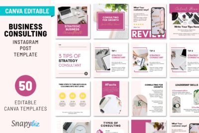 business consultant instagram templates