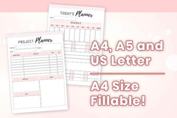 College Planner Pink 7 College student weekly planner