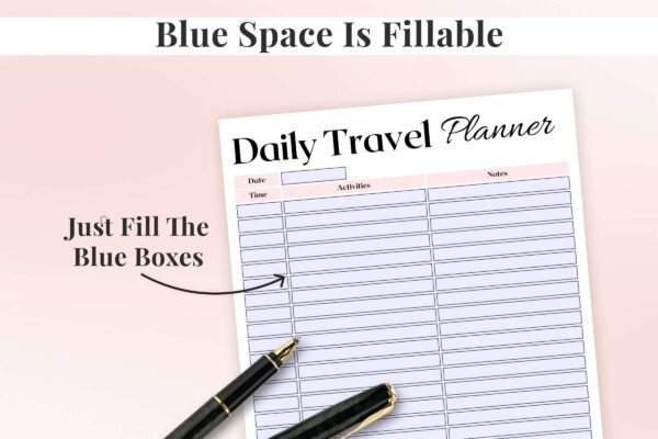 Daily Travel Planner Feature Image 2 Daily road trip printable planner