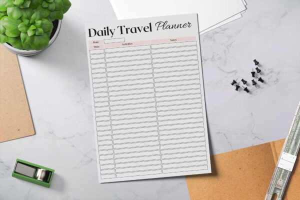 Daily Travel Planner Feature Image 8 Daily road trip printable planner