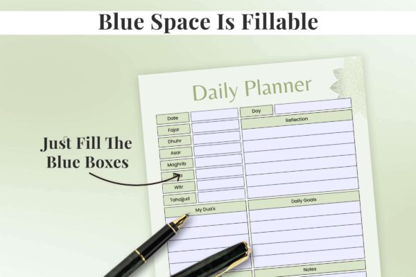 Islamic Daily Planner Feature Image 2 Islamic planner