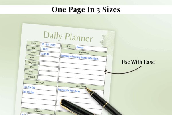 Islamic Daily Planner Feature Image 4 Islamic planner