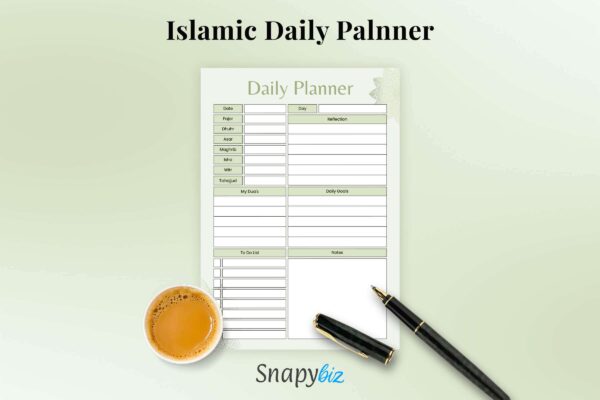 Islamic Daily Planner Feature Image 5 Islamic planner