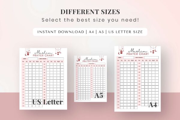 Muslim Prayer Chart Feature Image 10 Salah tracker | ramadan planner pdf