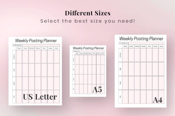Printable Podcast Content Planner 8 Podcast content management planner