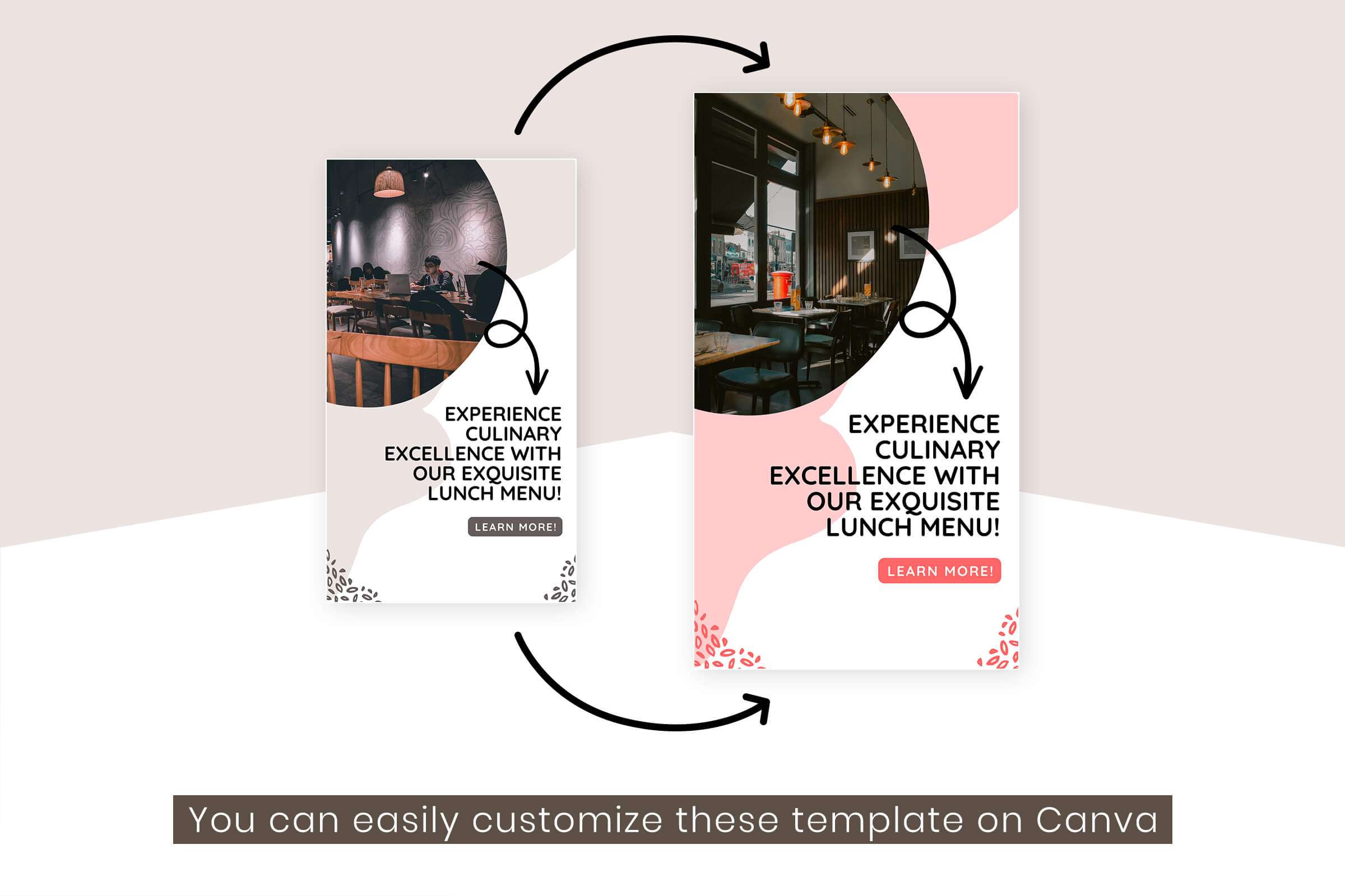 Restaurant Instagram post Template