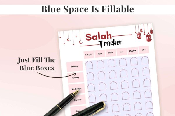 Salah printable