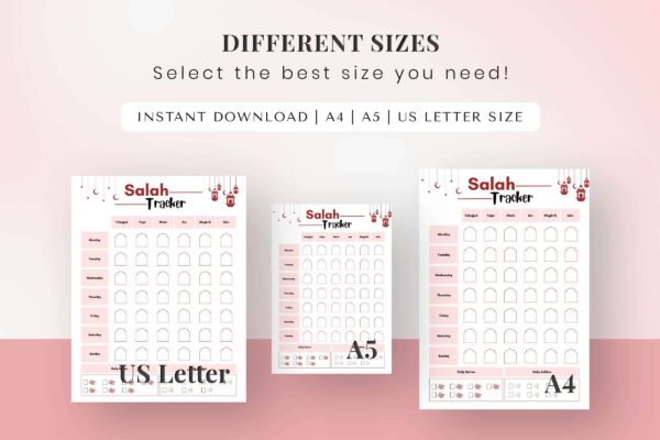 Salah printable