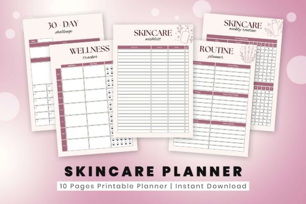 Skincare Planner Feature Image 2 Skincare planner