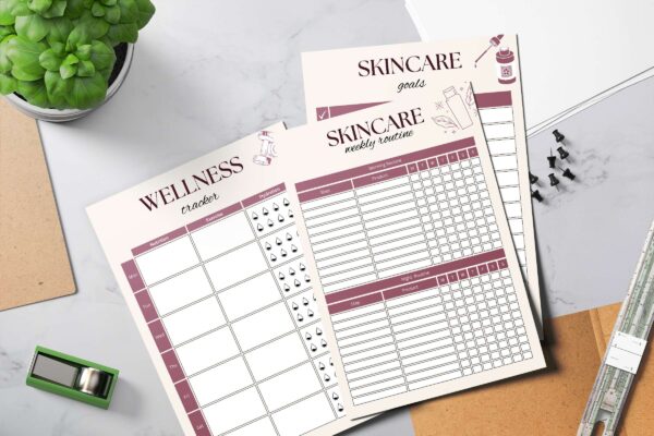 Skincare Routine Planner Feature Image 10 Skincare planner