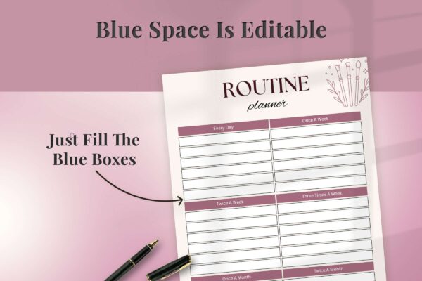 Skincare Routine Planner Feature Image 5 Skincare planner