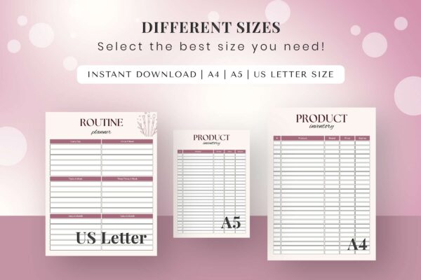 Skincare Routine Planner Feature Image 8 Skincare planner