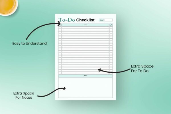 To Do Checklist Feature Image 1 To do checklist printable planner pdf