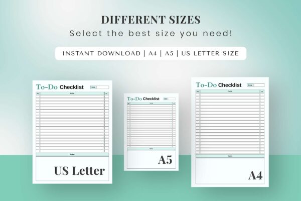 To Do Checklist Feature Image 8 To do checklist printable planner pdf