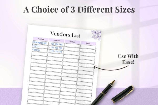 Wedding Printable Planner Feature Image 6 2 Wedding planner book