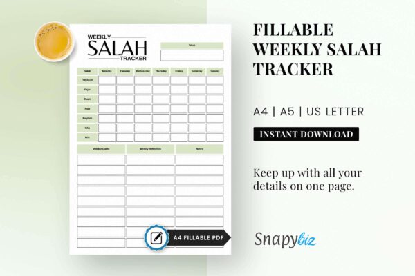 Salah tracker pdf