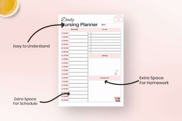 Daily nursing school printable