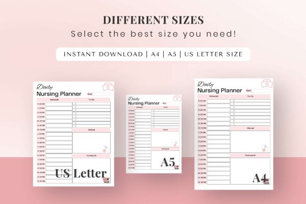 Daily nursing school printable
