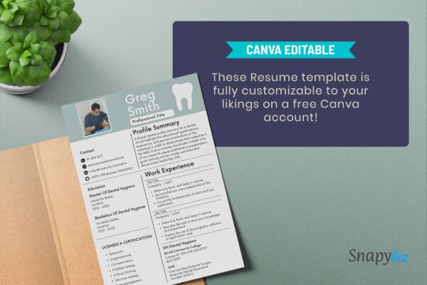 Dental Resume Template Feature Images 9 Auto draft